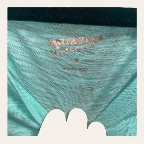 Women’s ARIZONA JEAN COMPANY LONG SLEEVE JERSEY MATERIAL SIZE MED - Picture 2 of 7